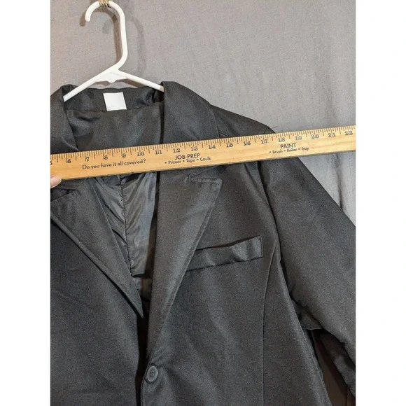 Spirit Halloween Black Lab Coat Costume‎ Jacket Mens Womens Size S - Picture 7 of 13